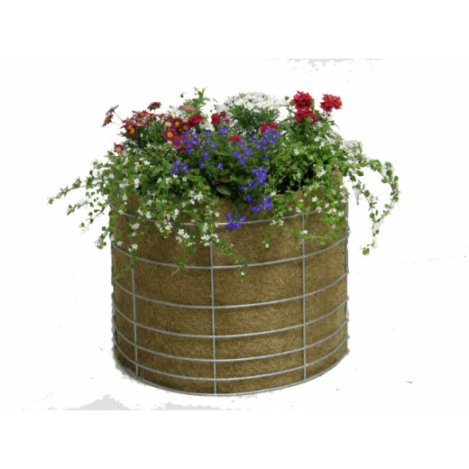Hochbeet aus Naturmaterial rund 120cm Durchmesser